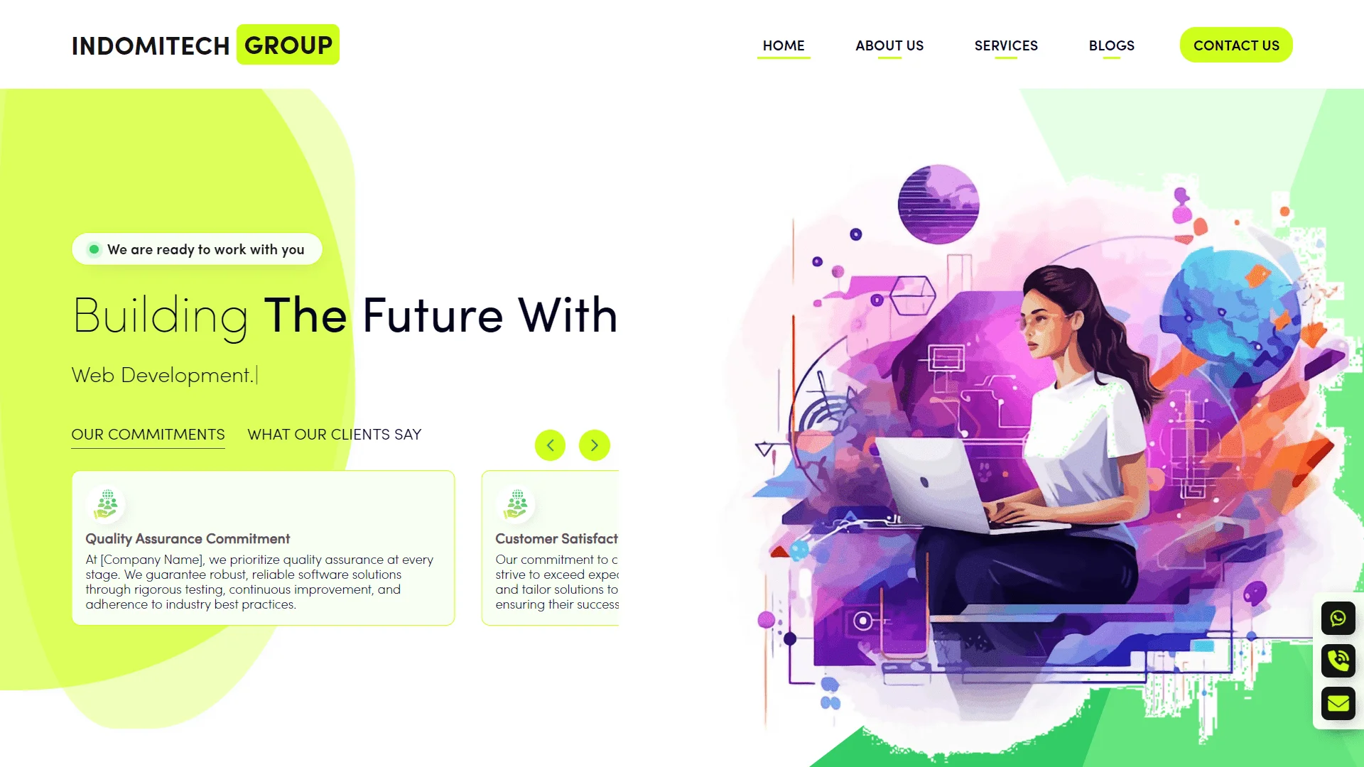 Indomitech Group website