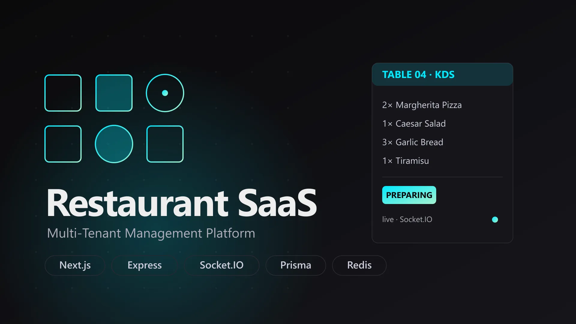 Multi-tenant restaurant management SaaS platform